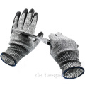 Hespax sandy nitril HPPE -Maschinist geschnittene resistente Handschuhe